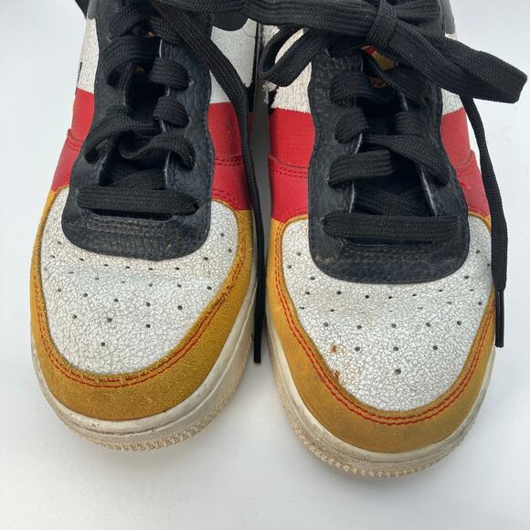 Nike Air Force 1 Low What The‎ Multi-Color Youth 4.5Y AQ4211-100 Cracked Leather - Picture 11 of 11